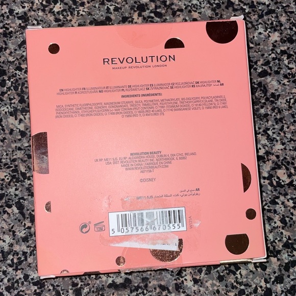 •MINNIE MOUSE X REVOLUTION•NIB MINNIE FOREVER HIGHLIGHTER DUO PALETTE - Picture 8 of 9